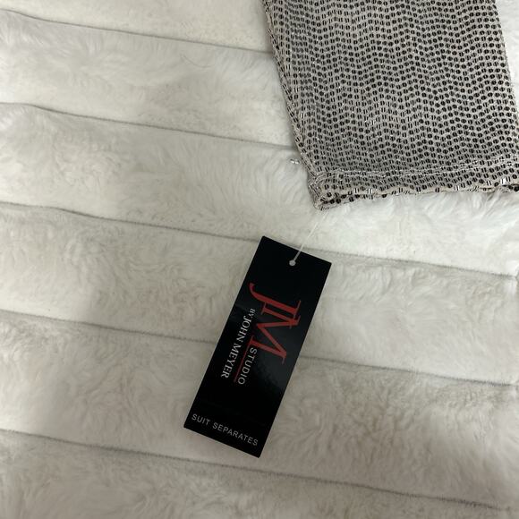 John Meyer JM Studio Dress Womens 8 Silver Sequin Party Cocktail Popover - Picture 9 of 16